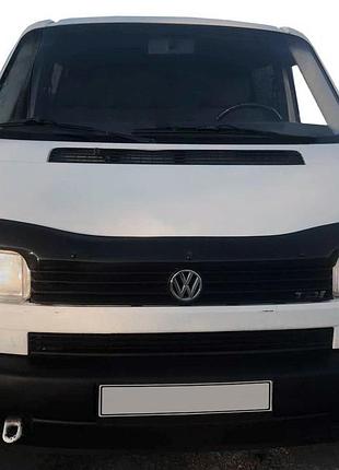 Дефлектор капота (прямые фары) (eurocap v1) для volkswagen t4 transporter 1990-2003 гг