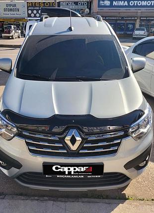 Дефлектор капота (eurocap) для renault kangoo/express 2021- гг