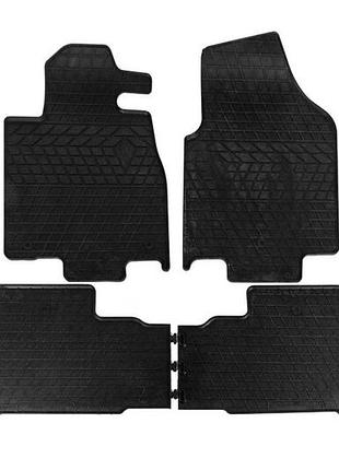 Резиновые коврики stingray черные (4 шт) для acura mdx 2007-2013 гг