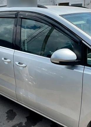 Ветровики на окна (4 шт, hic) для volkswagen sharan 2010-2023 гг
