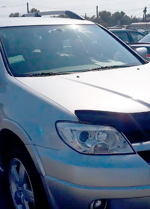 Ветровики на окна (4 шт, hic) для mitsubishi outlander 2001-2006 гг