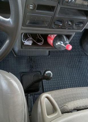 Резиновые коврики (2 шт, polytep) для volkswagen t4 transporter 1990-2003 гг