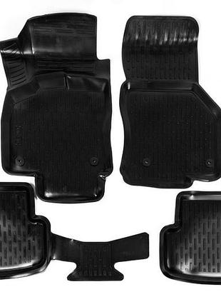 Гумові килимки (4 шт, niken 3d) для volkswagen golf 7/e-golf 2012-2020 рр