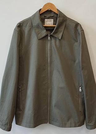 Мужская куртка-харрингтон autograph pure cotton (marks & spencer)