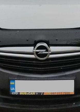 Дефлектор капота (eurocap) для opel combo 2012-2018 гг