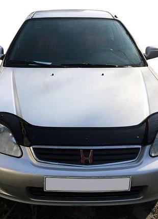 Дефлектор капота (eurocap) для honda civic 1995-2001 гг