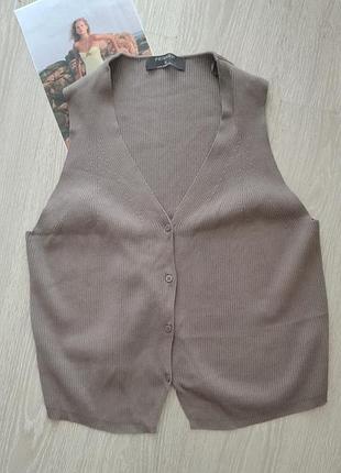 Жилет primark xl в рубчик