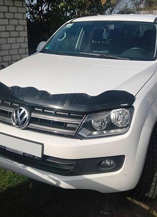 Дефлектор капота (eurocap dragon) для volkswagen amarok 2010-2022 рр