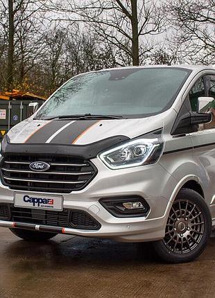 Дефлектор капота eurocap (2018-2022) для ford custom