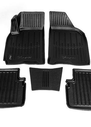 Коврики резиновые stingray 3d (5 шт, полиуретан) для chevrolet lacetti 2003-2024 гг