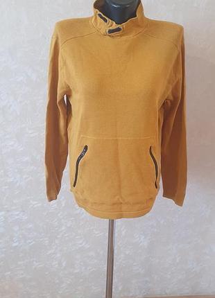 Гірчичний в'язаний светр zara kids, 100% бавовна, розмір 152 (11-12 років)