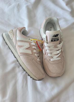 Жіночі кросівки new​ balance 574 pink