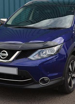 Дефлектор капота eurocap (2014-2017) для nissan qashqai