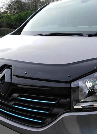 Дефлектор капота (2015-2019, eurocap) для renault trafic 2015- гг