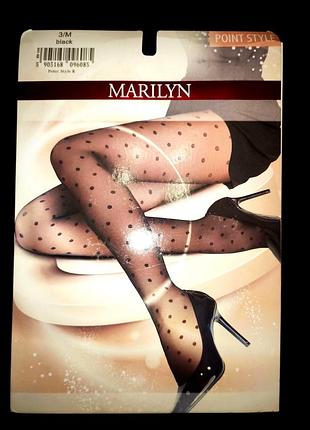 Элегантные фантазийные колготки marilyn в классический горошек!