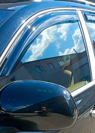 Ветровики на окна (4 шт, hic) для porsche cayenne 2003–2010 гг