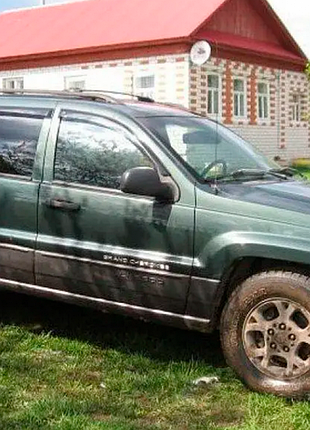 Ветровики на окна (4 шт, hic) для jeep grand cherokee wj 1999-2004 гг