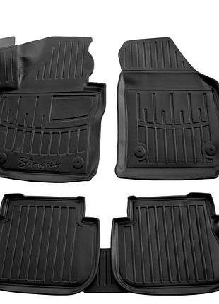 Килимки stingray 3d (3 doors) (5 шт, поліуретан) для volkswagen caddy 2010-2015 рр