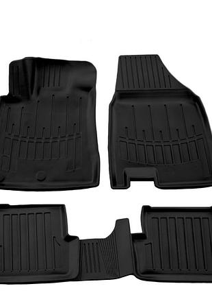 Килимки stingray 3d (4 шт, поліуретан) для nissan qashqai 2010-2014 рр
