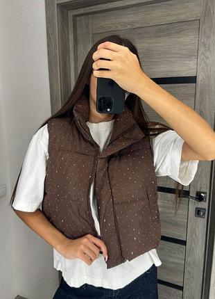 Жилет у камінці🤎🍂