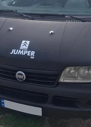 Чохол капота (напис jumper) на повний капот, 1995-2001 для fiat ducato рр