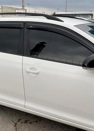 Ветровики variant (4 шт, hic) для volkswagen golf 6 2008-2014 гг