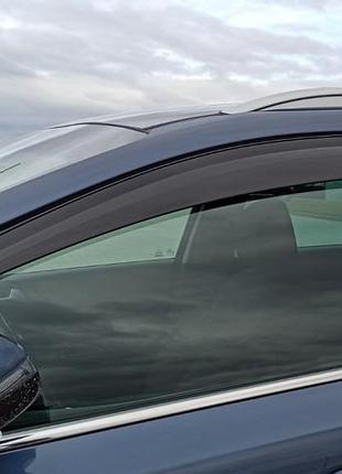 Ветровики на окна (4 шт., sunplex sport) для kia sportage 2015-2021 гг
