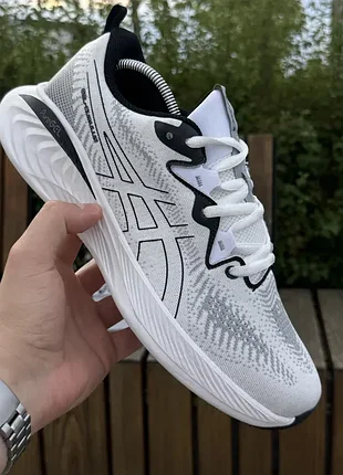 Кросівки asics gel cumulus, білі (літні) 2828-9