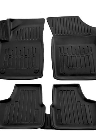 Килимки stingray 3d (5 шт, поліуретан) для volkswagen up 2011-2023 рр