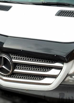 Дефлектор капота 2013-2026 (v1, eurocap) для mercedes sprinter w906 2006–2018 гг