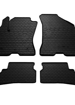 Резиновые коврики (stingray) 4 шт, premium - резиновые коврики без запаха для fiat doblo ii 2010-2022 гг