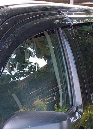 Ветровики на окна (4 шт., sunplex sport) для nissan np300 1999-2015 гг