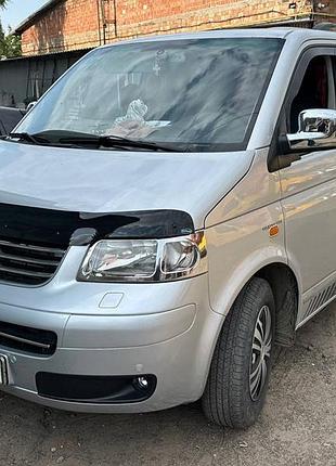 Дефлектор капоту (eurocap) для volkswagen t5 caravelle 2004-2010 рр