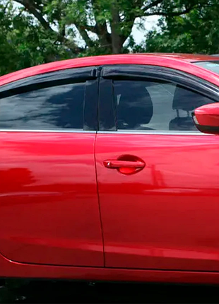 Ветровики sd (4 шт, hic) для mazda 6 2012-2024 гг