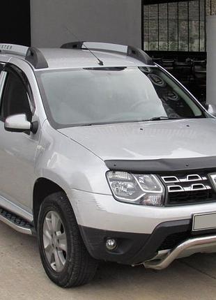 Дефлектор капоту eurocap для dacia duster 2008-2018 рр