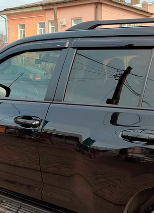 Ветровики 8 см (4 шт, hic) для lexus gx460 2009-2023 гг
