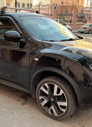 Ветровики на окна (4 шт, hic) для nissan juke 2010-2019 гг