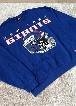 Оверсайз кофта свитшот primark new york giants nfl