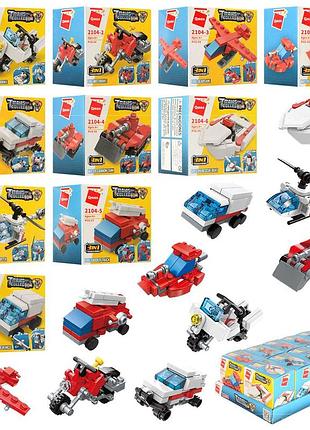 Конструктор qman trans collector 2104 3в1 набір 10 моделей 352 деталі
