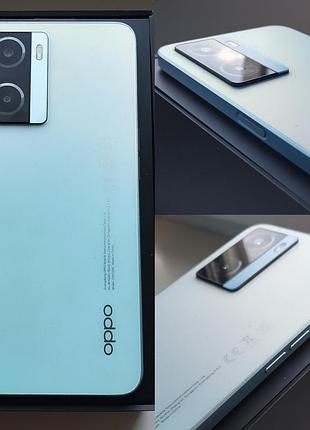 Oppo a57s 4+4/128 gb - стильный, легкий и очень проживающий смартфон в цвете мятно-голубой (mint)