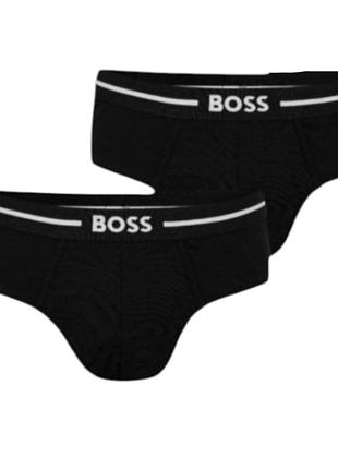 Мужские черные брифы boss, комплект 2 шт.,