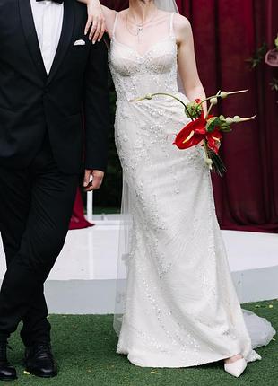 Неймовірна весільна сукня рибка (годе, русалка) esmee bridal