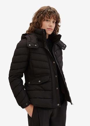 Куртка tom tailor 1039063*10 женск. черный 2xl (195 804)