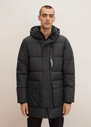Куртка tom tailor 1032487*10 довга мужск. черный 2xl (195 926)