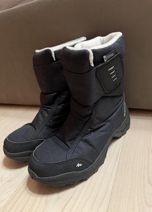 Зимові чоботи quechua sh100 warm waterproof (декатлон), 37 р.