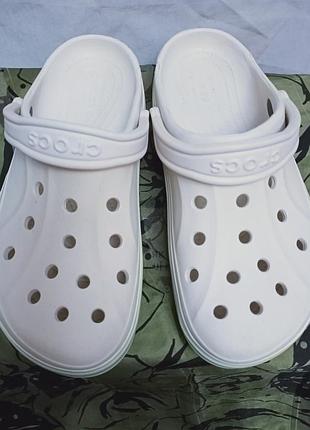 Білі крокси оригінал crocs bayaband clog р. 39 (m7/w9)