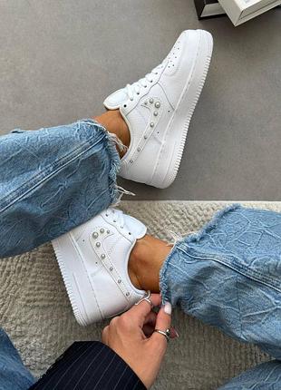 Кроссовки nike air force 1 low "pearlized"
