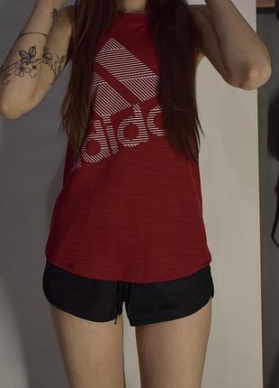 Бордова майка adidas s