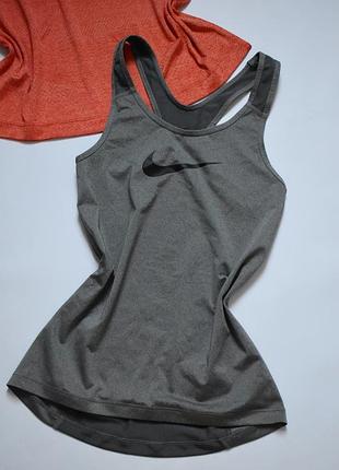 Базова сіра приталена майка nike xs