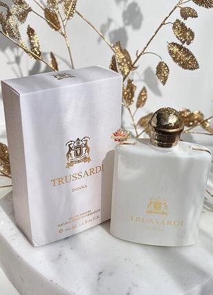 🌺 женская парфюмированная вода trussardi donna trussardi 2011 (трусарди донна трусарди) 100 мл. стойкий цветочный аромат